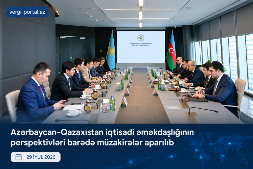 Azərbaycan-Qazaxıstan iqtisadi əməkdaşlığının perspektivləri barədə müzakirələr aparılıb